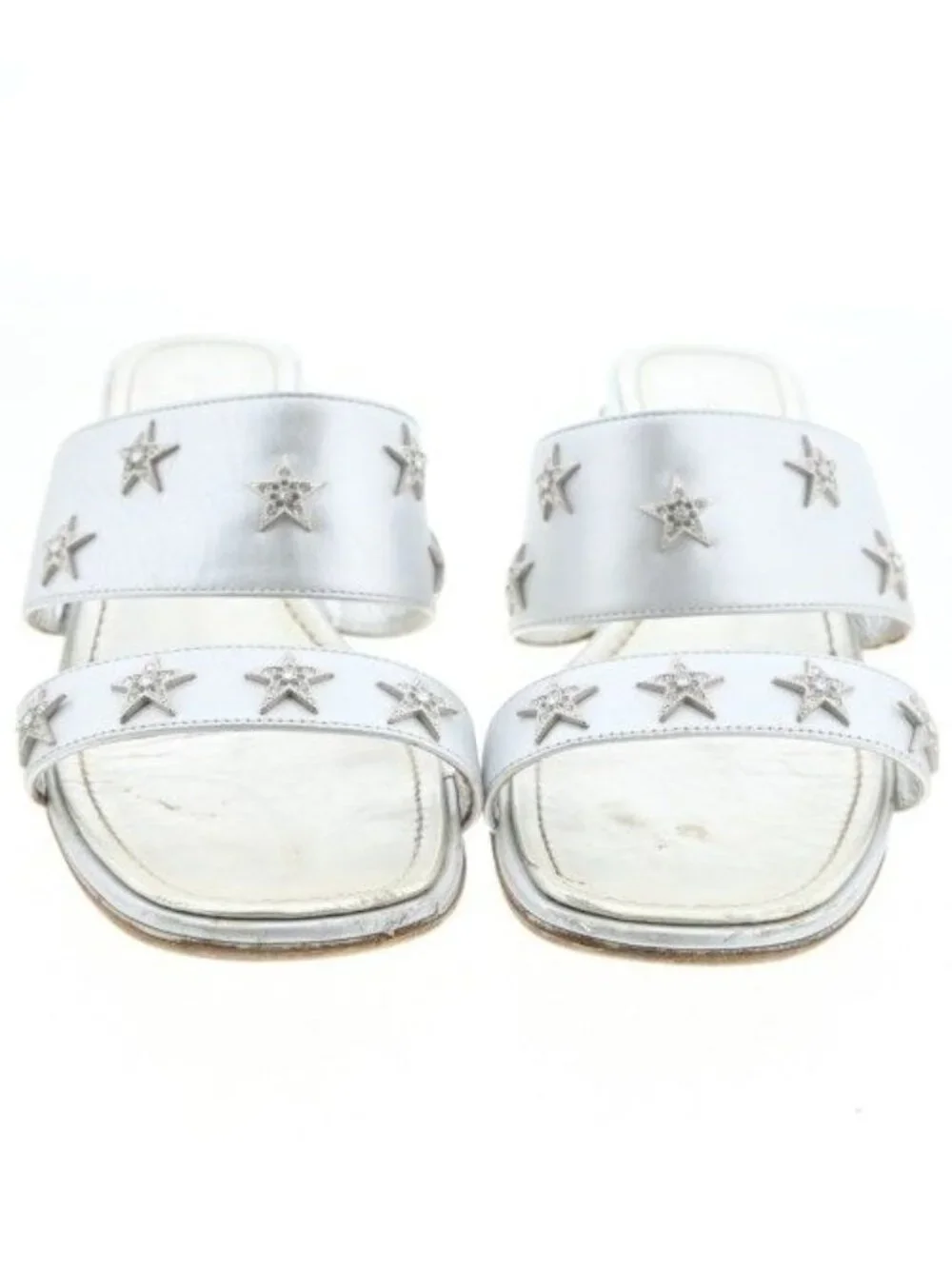 Chanel Sandals Silver